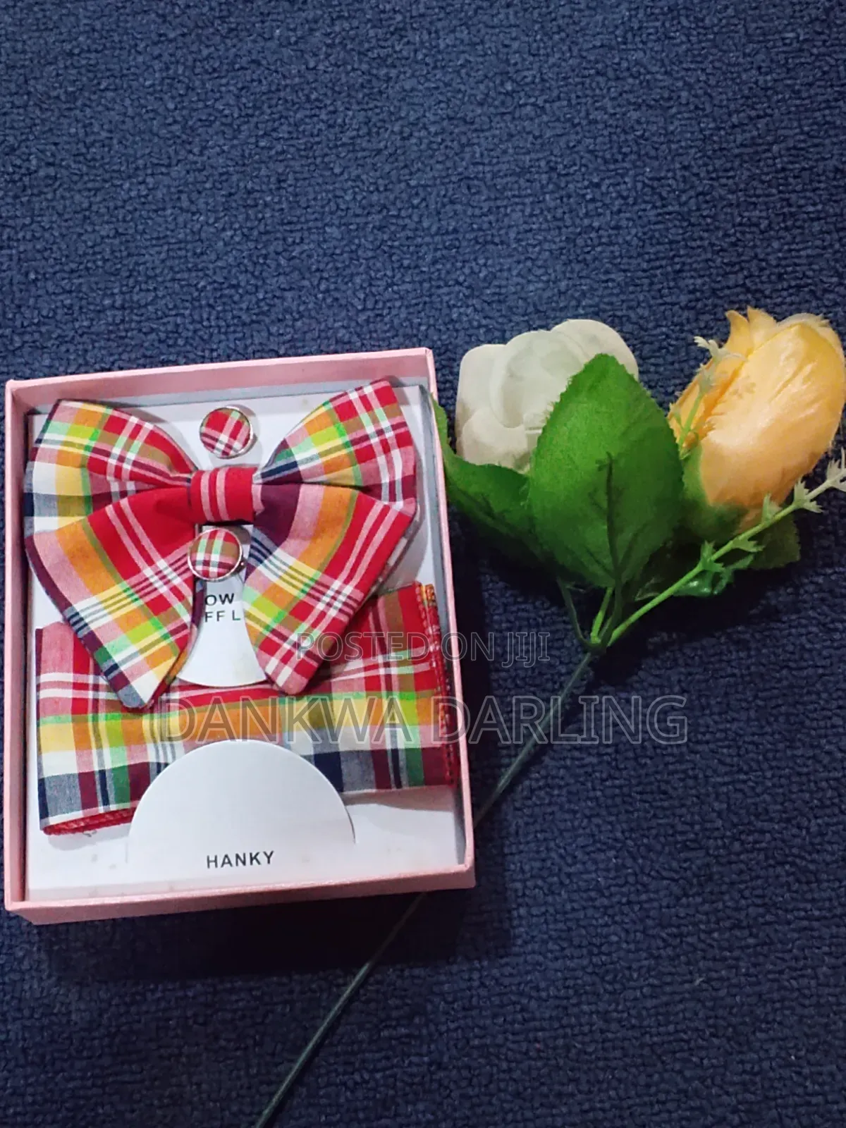 Colourful Checkered Bowtie