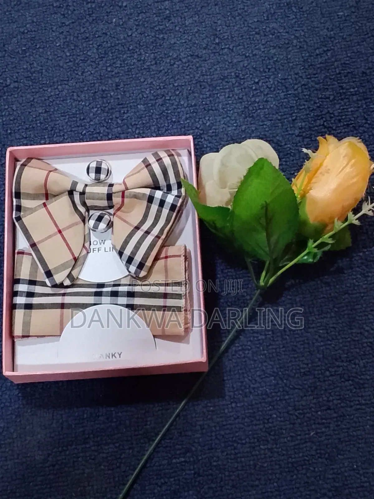 Colourful Checkered Bowtie