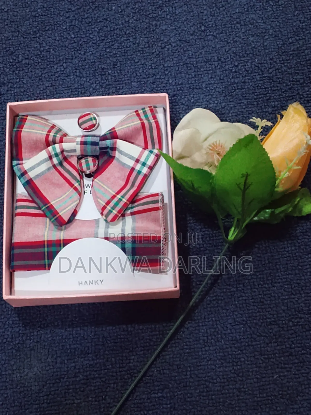 Colourful Checkered Bowtie