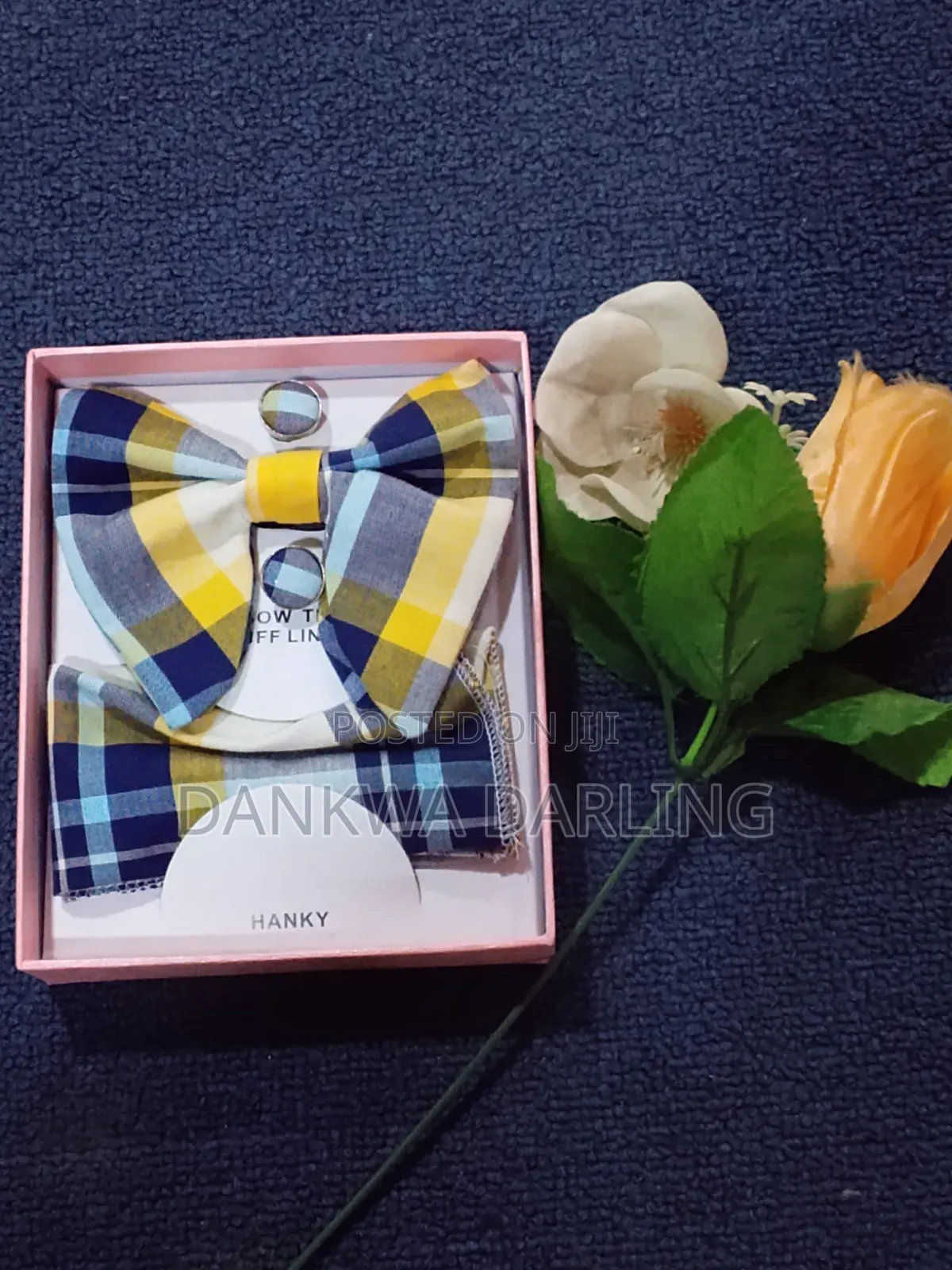 Colourful Checkered Bowtie