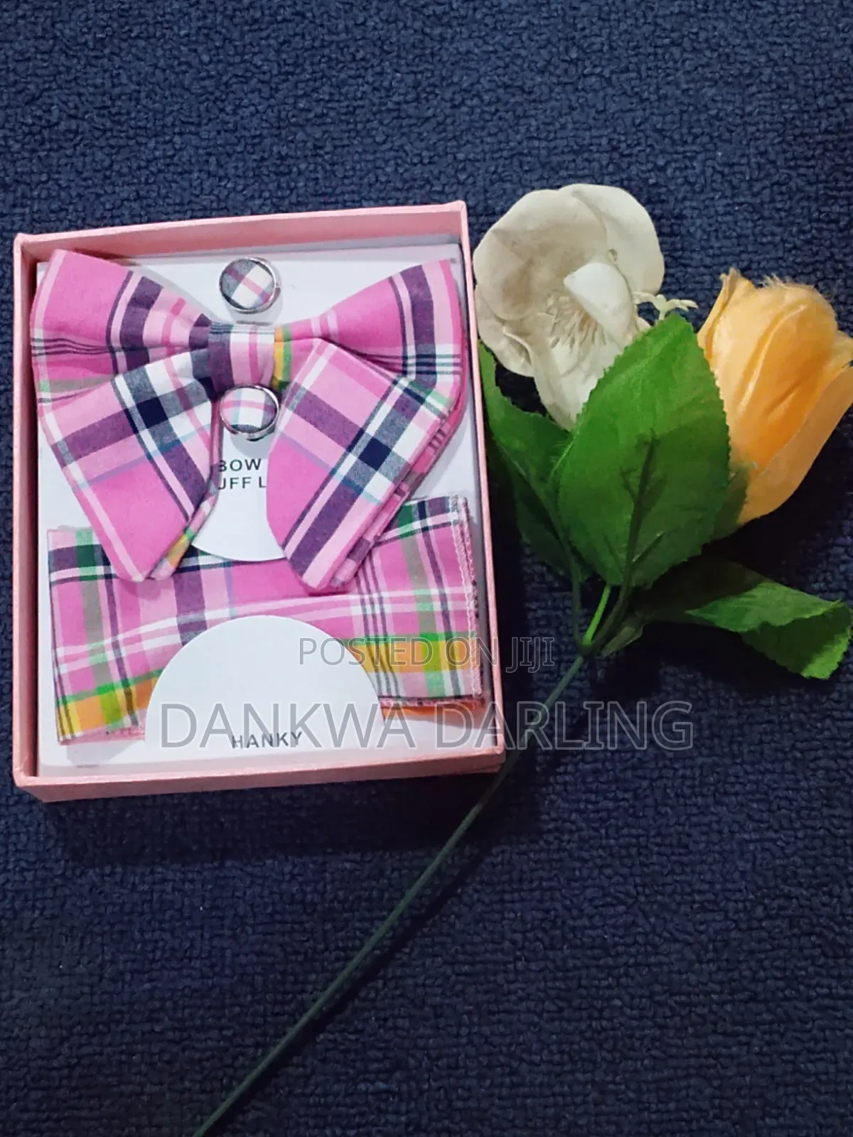 Colourful Checkered Bowtie