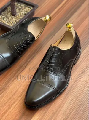 High Quality LOUIS VUITTON Leather Oxfords Shoe