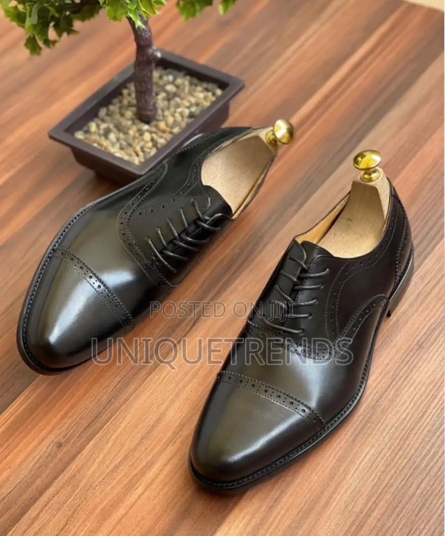 High Quality LOUIS VUITTON Leather Oxfords Shoe