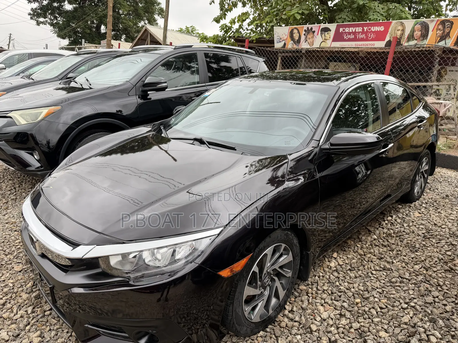 Honda Civic EX 4dr Sedan (1.5L 4cyl) 2016 Black