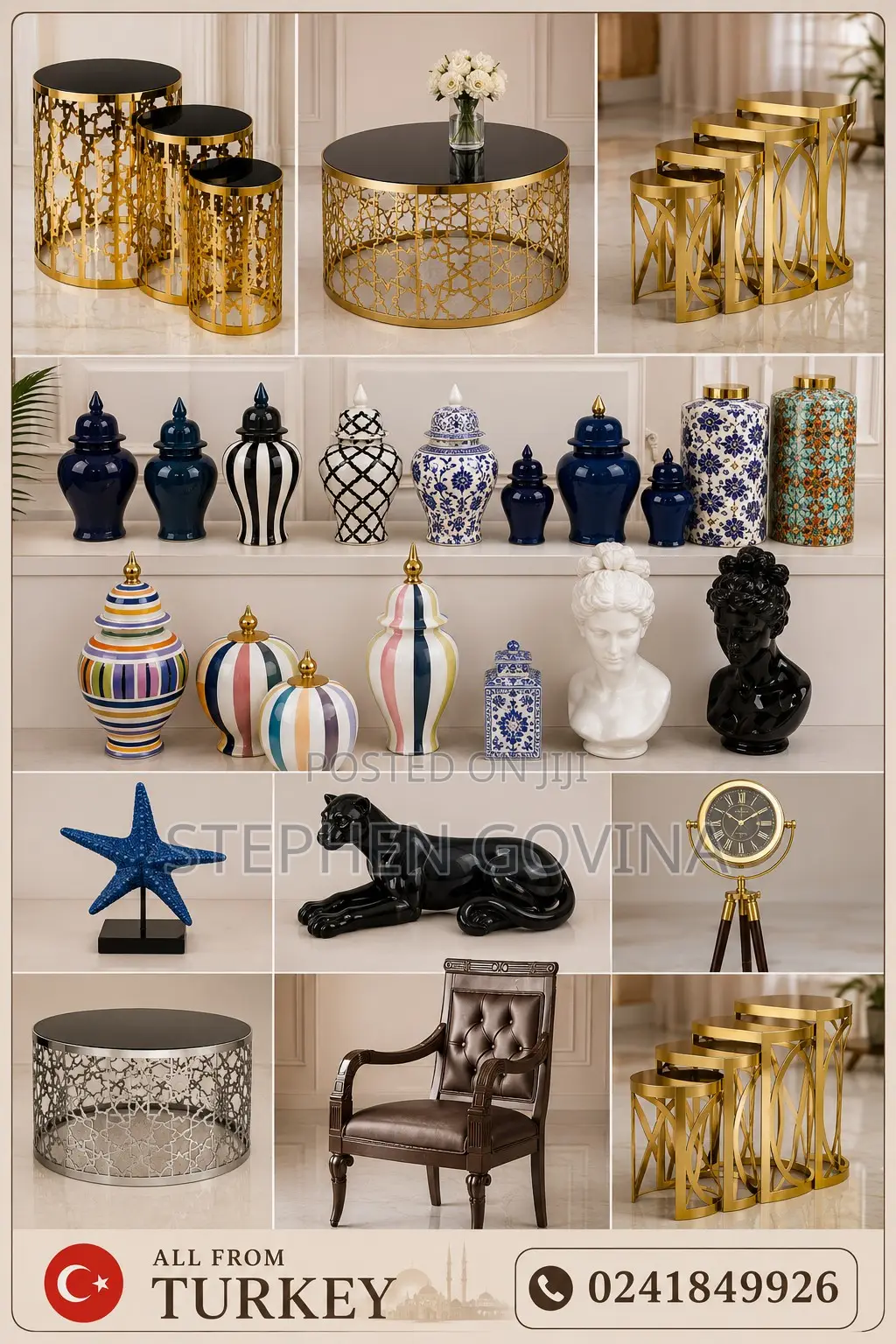 Luxury Furniture Home Décor From Turkey