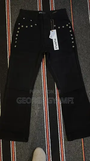 Denim Chrome Heart Jeans