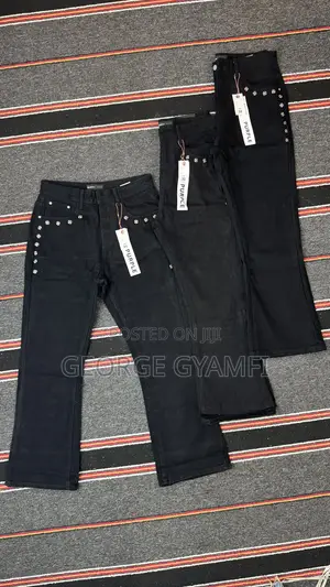 Denim Chrome Heart Jeans