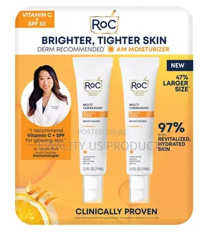 RoC Revive Glow Vitamin C Moisturizer With SPF 30 - 2 Pack