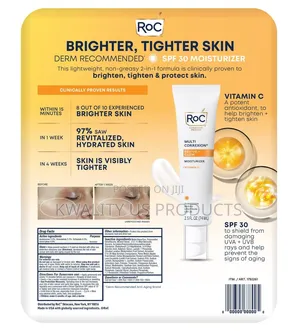 RoC Revive Glow Vitamin C Moisturizer With SPF 30 - 2 Pack