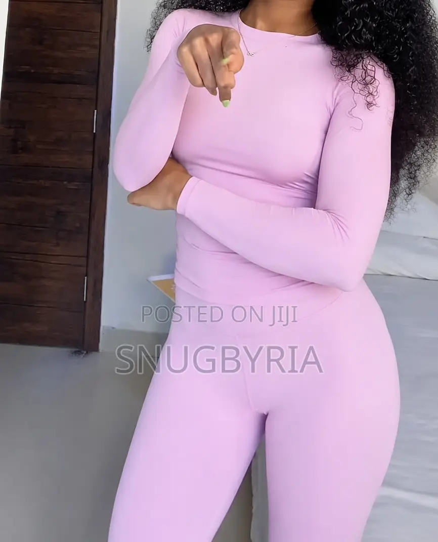 Pink Spandex Gym Set