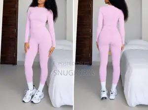 Pink Spandex Gym Set