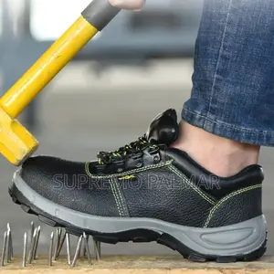 Emporo Steel Toe Safety Boots – Anti-Slip Leather Work Boots