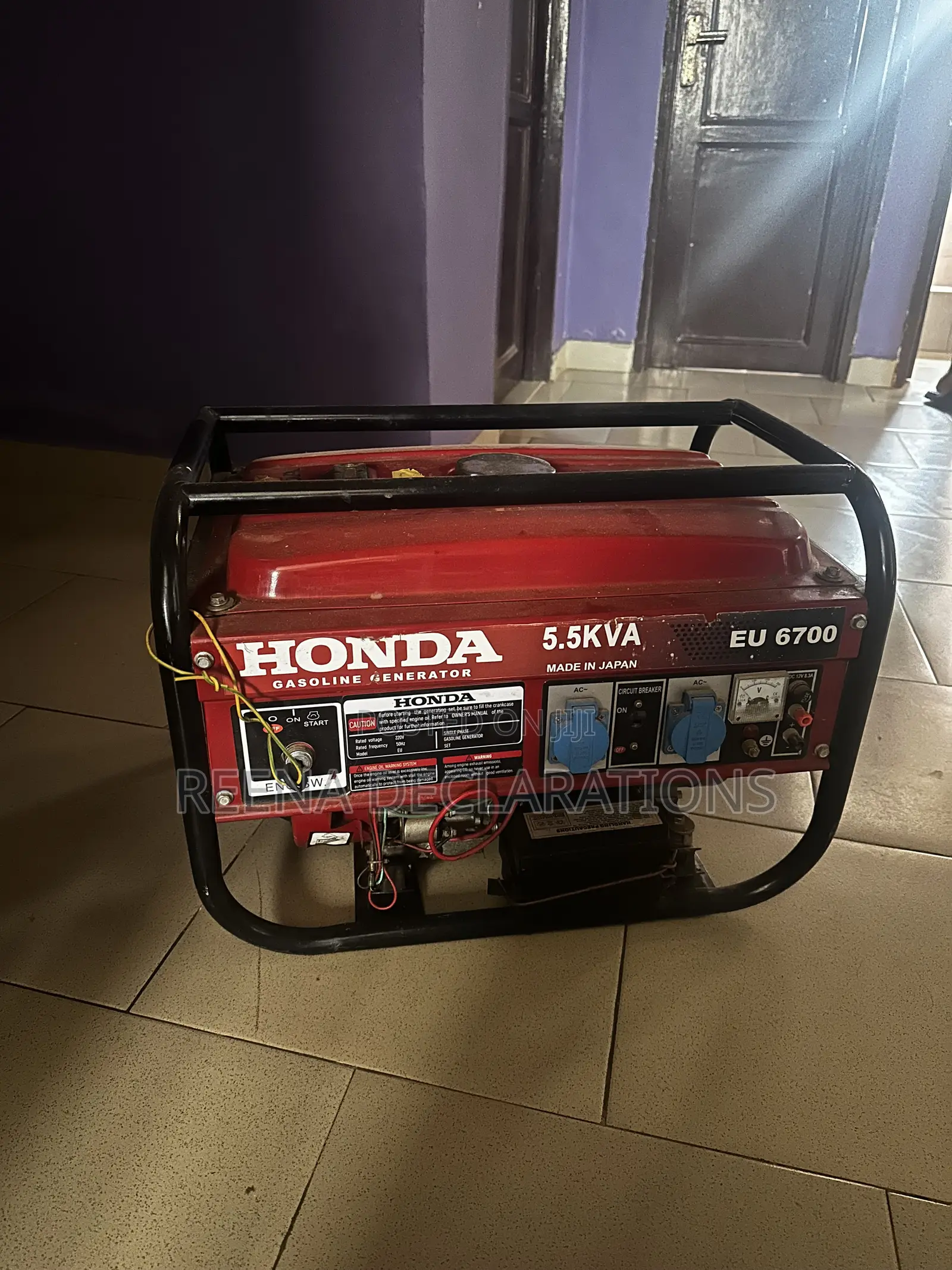 Generator Honda 5.5kvA Gasoline Generator for a Cool Price
