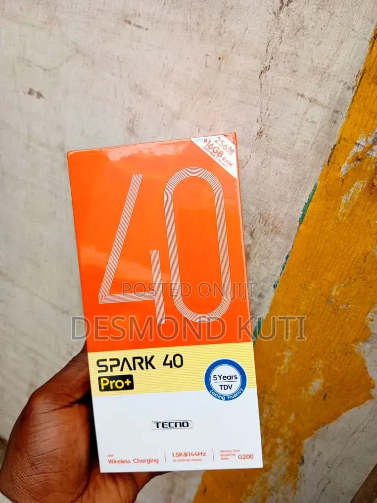 New Tecno Spark 40 Pro+ 256 GB Gray