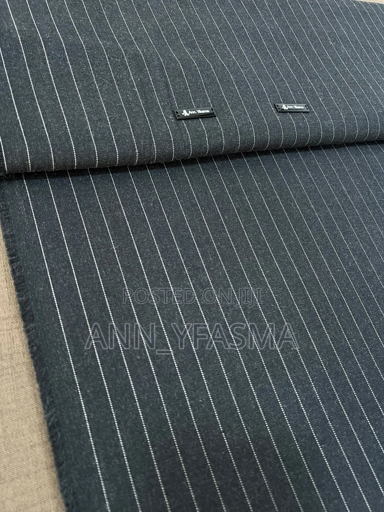 Pinstripe Suiting Wool