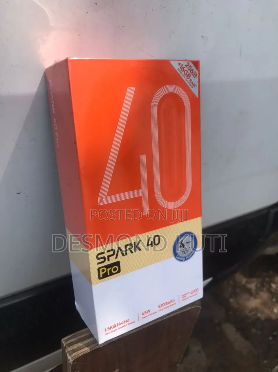New Tecno Spark 40 Pro 256 GB Gray