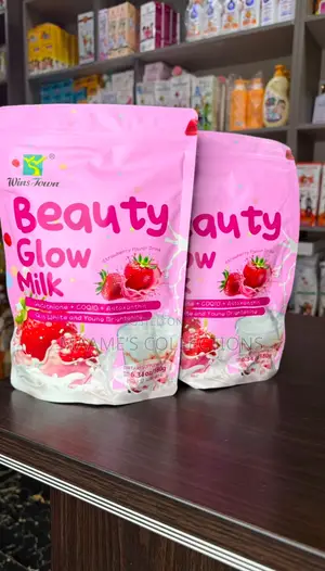 Beauty Glow Milk Strawberry-Flavored Dietary Supplement Drink