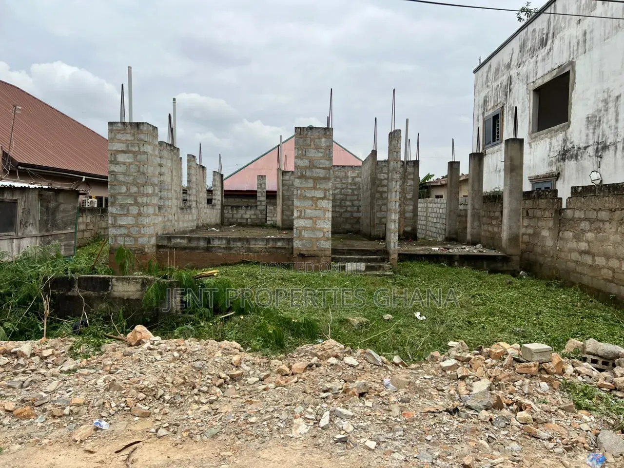 Half Plot of Land at Haatso for Sale