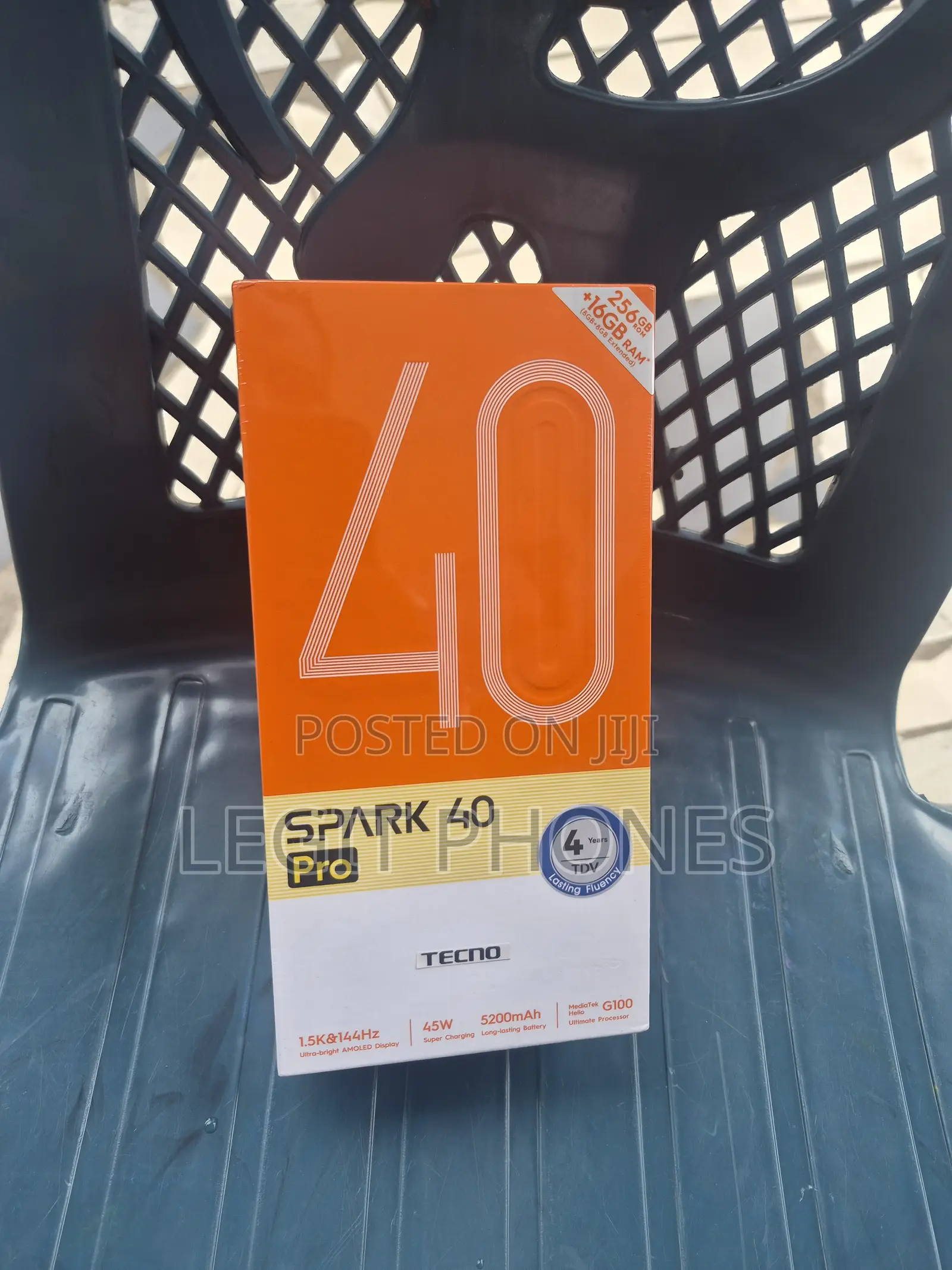 New Tecno Spark 40 Pro 256 GB Black