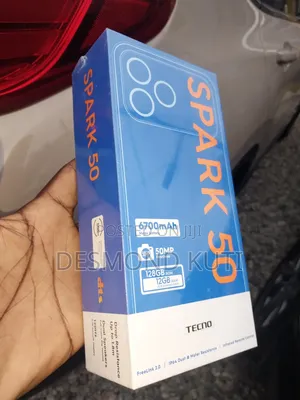 New Tecno Spark 50 128 GB Gray