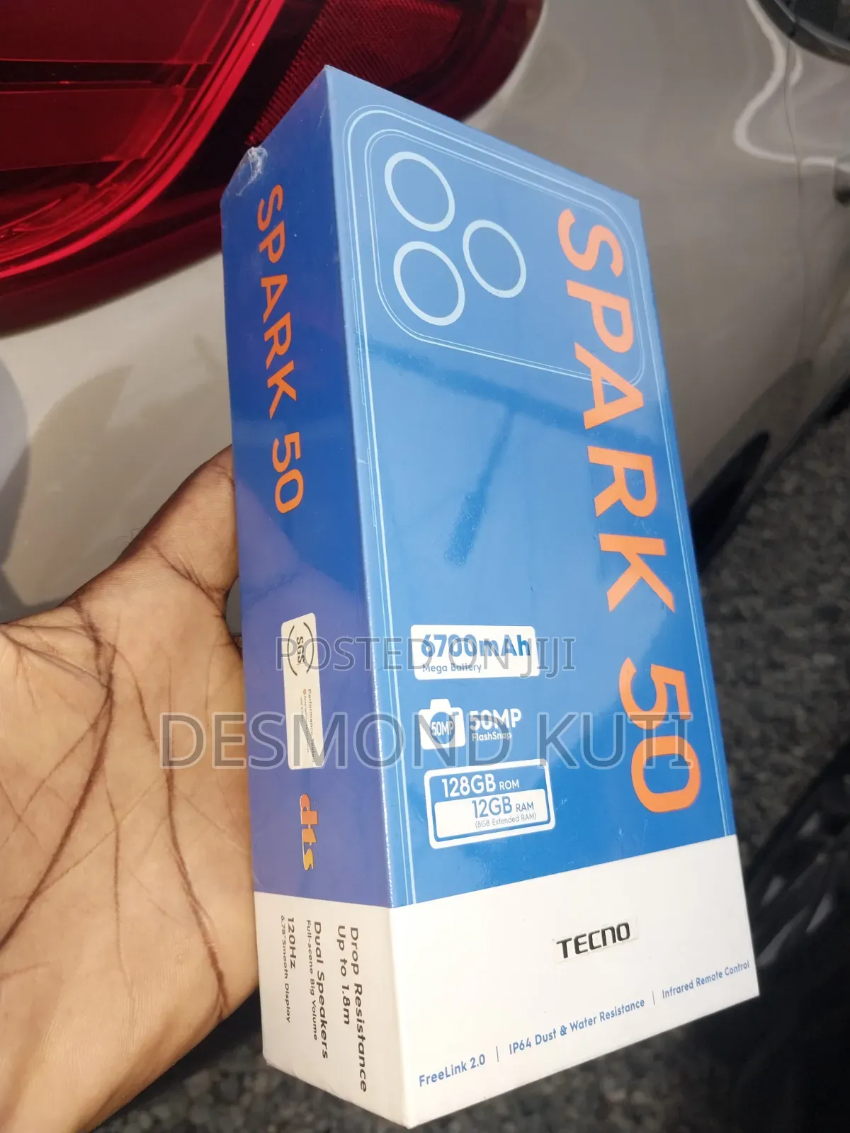 New Tecno Spark 50 128 GB Gray