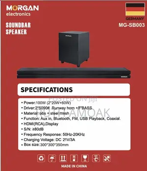 Sound Bar and Speaker