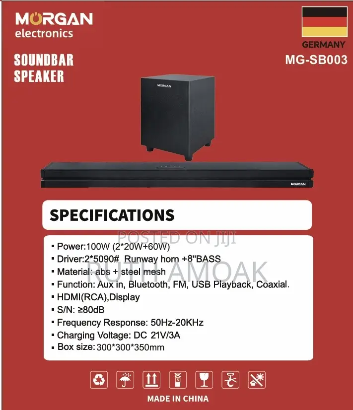 Sound Bar and Speaker