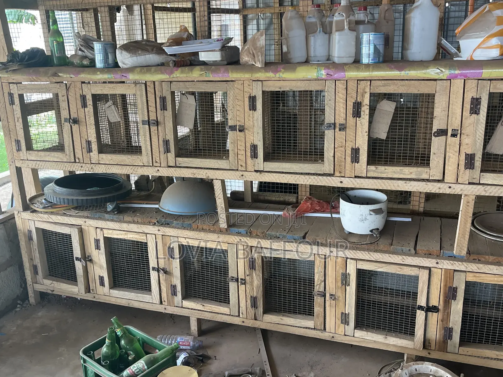 20 Rooms Grass Cutter and Rabbit Cage at Gbetsile