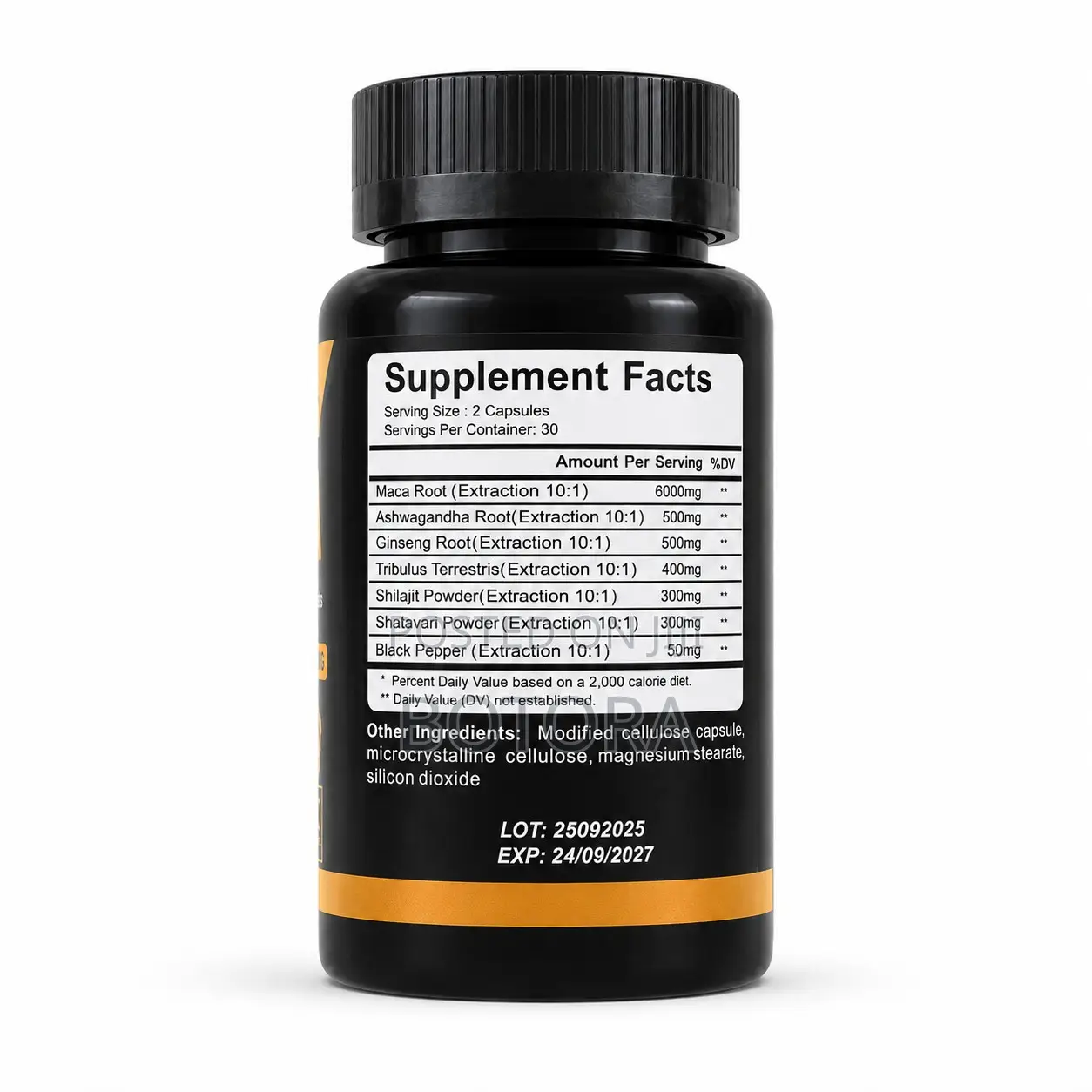 Pure Black Maca Root Capsules Are a Natural Male Enhancement