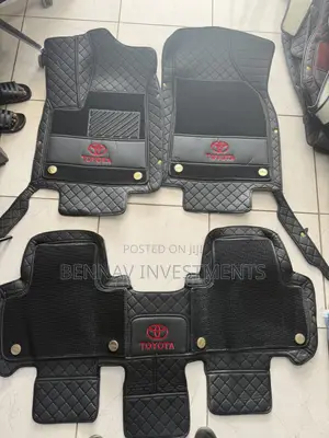 5D Premium Leather Floor Mat/Carpet for Toyota Highlander 2015 to 2019