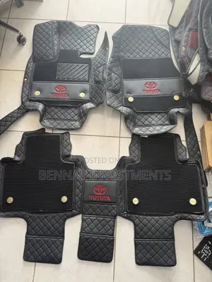 5D Premium Leather Floor Mat/Carpet for Toyota Highlander 2020 to 2024