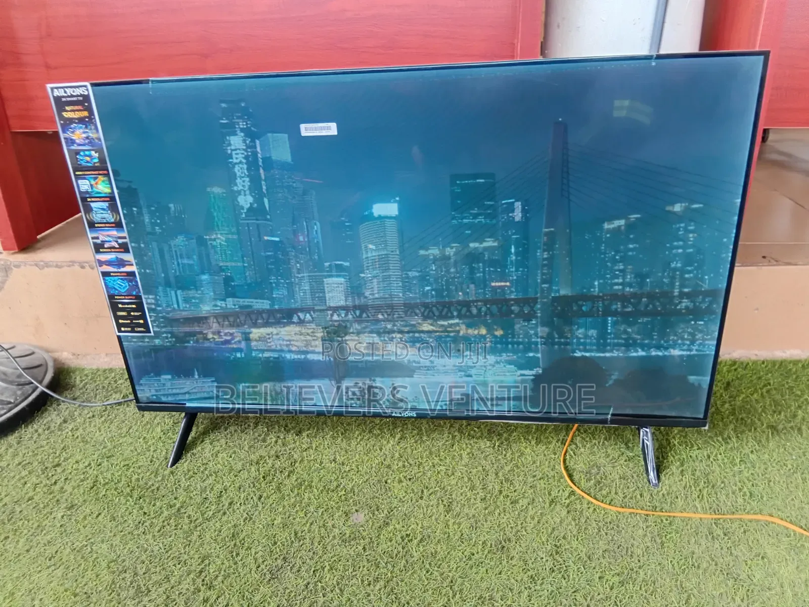 ALLYONS 43" Full HD Smart TV – Slim Bezel LED Display