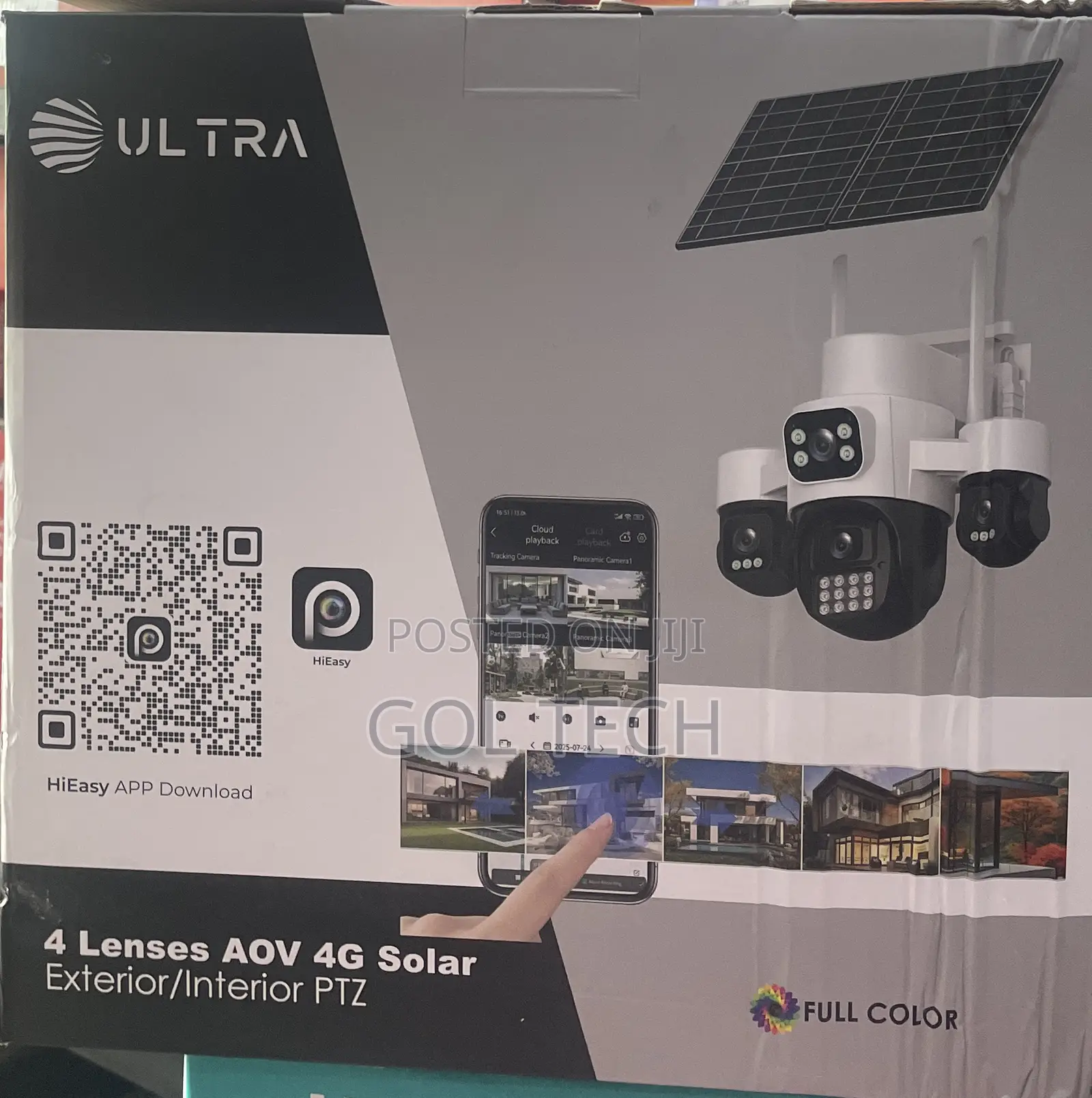 ULTRA AOV 4G 5Lenses Solar Camera