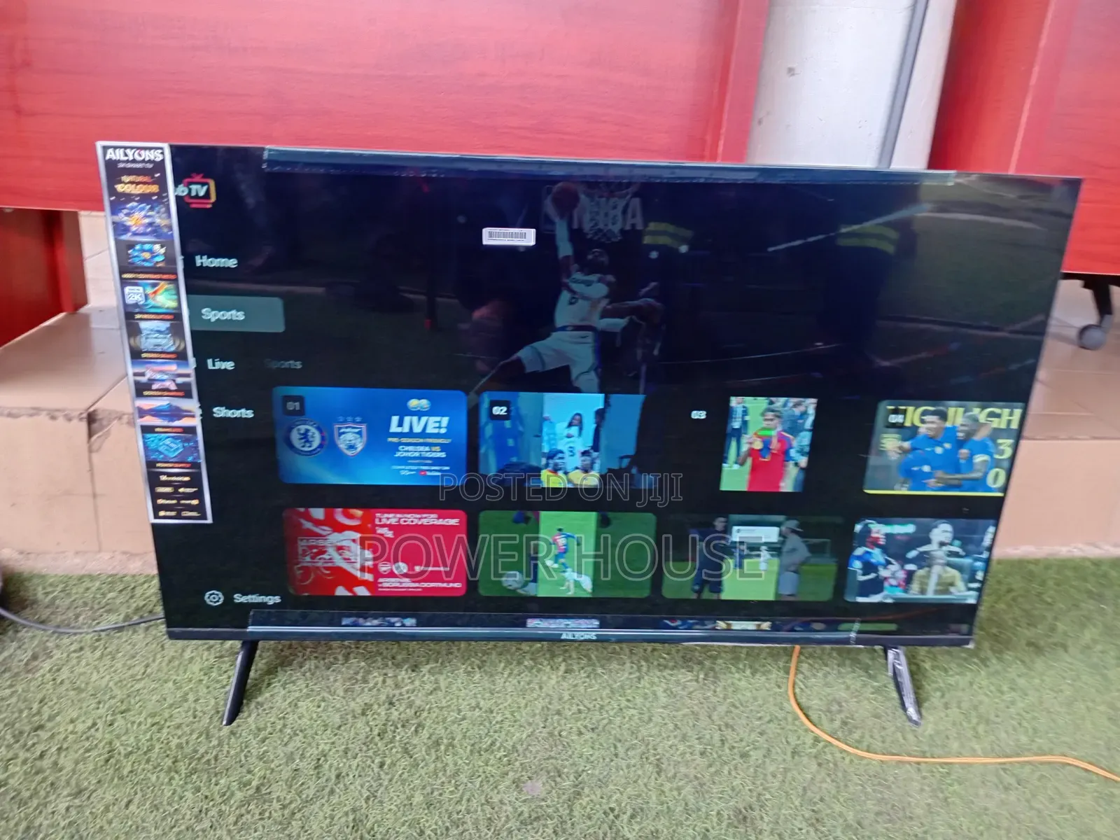 Alison 43 Inch LED TV – Large Screen, Sharp Amazing Entertainment
