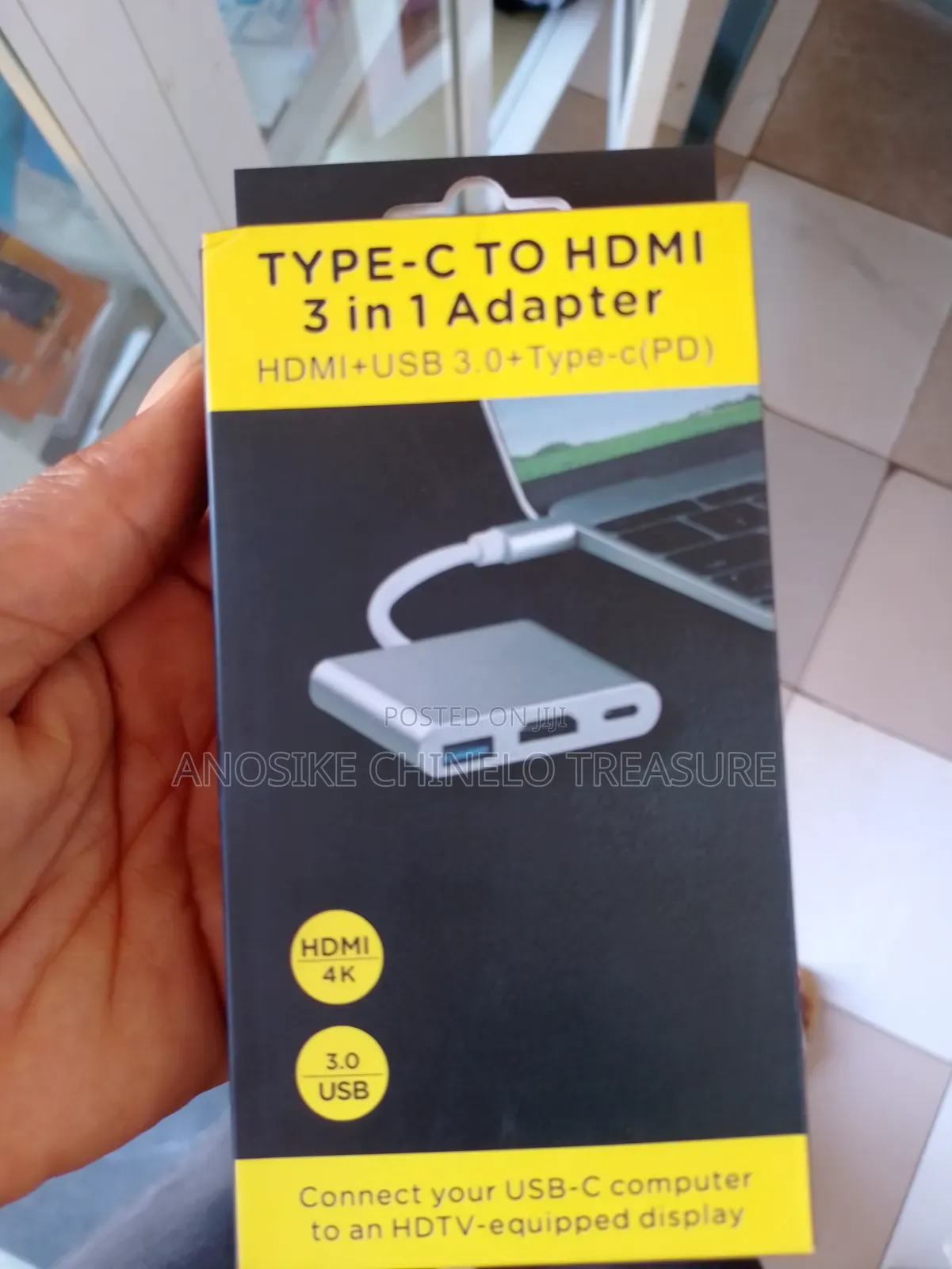 Type-C to HDMI 3-in-1 Adapter