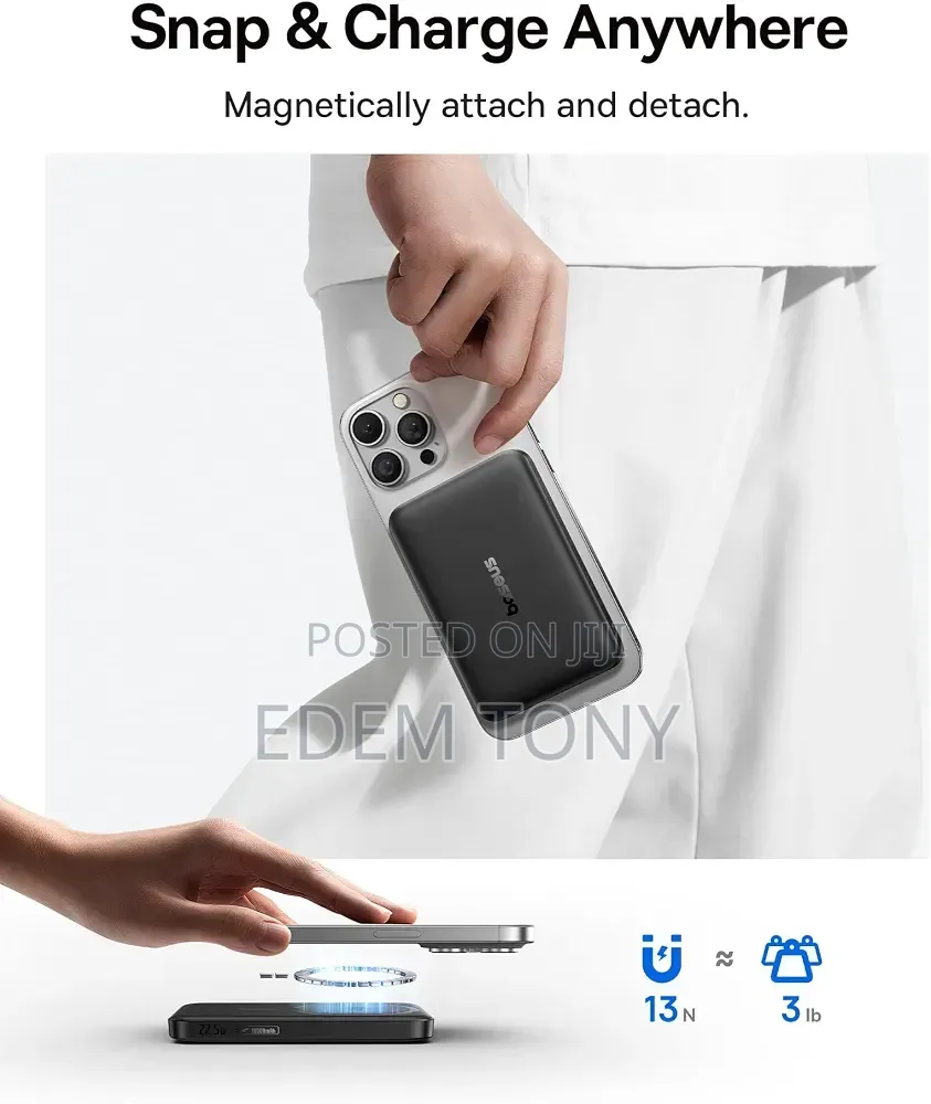 BASEUS magSafe Wireless Power Bank ( 10,000mAh)