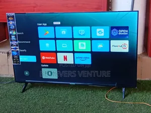 ALLYONS 43-Inch Smart LED TV – Modern Design Full HD