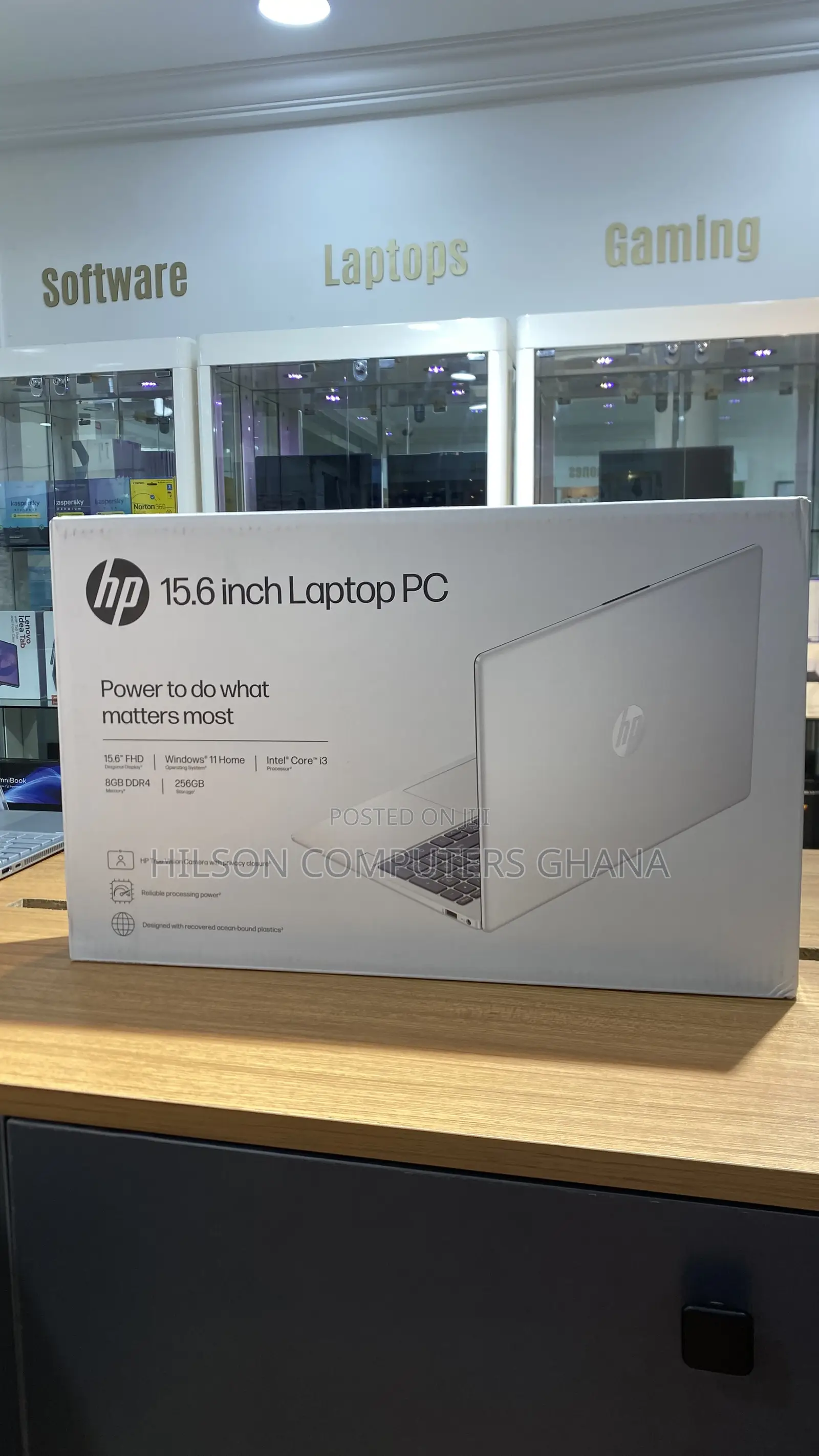 New Laptop HP 8GB Intel Core i3 SSD 256GB