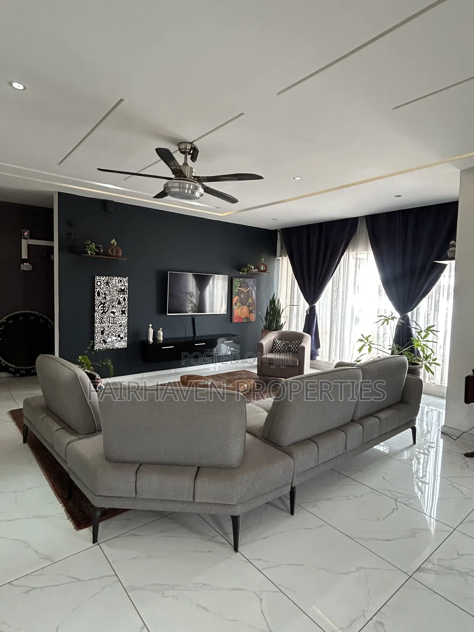 Furnished 3bdrm House in Fairhaven, Adenta for sale