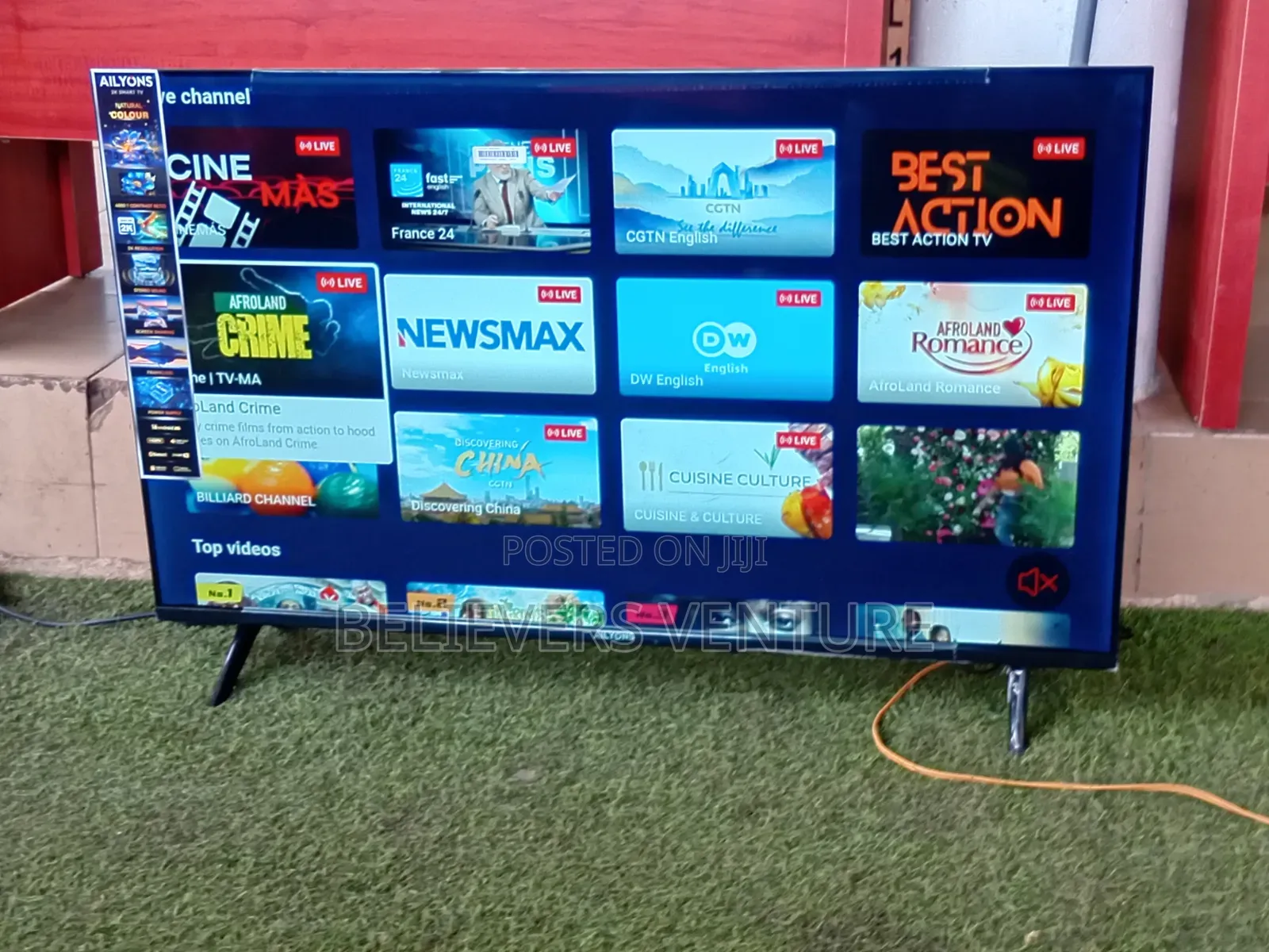 ALLYONS 43-Inch Smart LED TV – Full HD Android