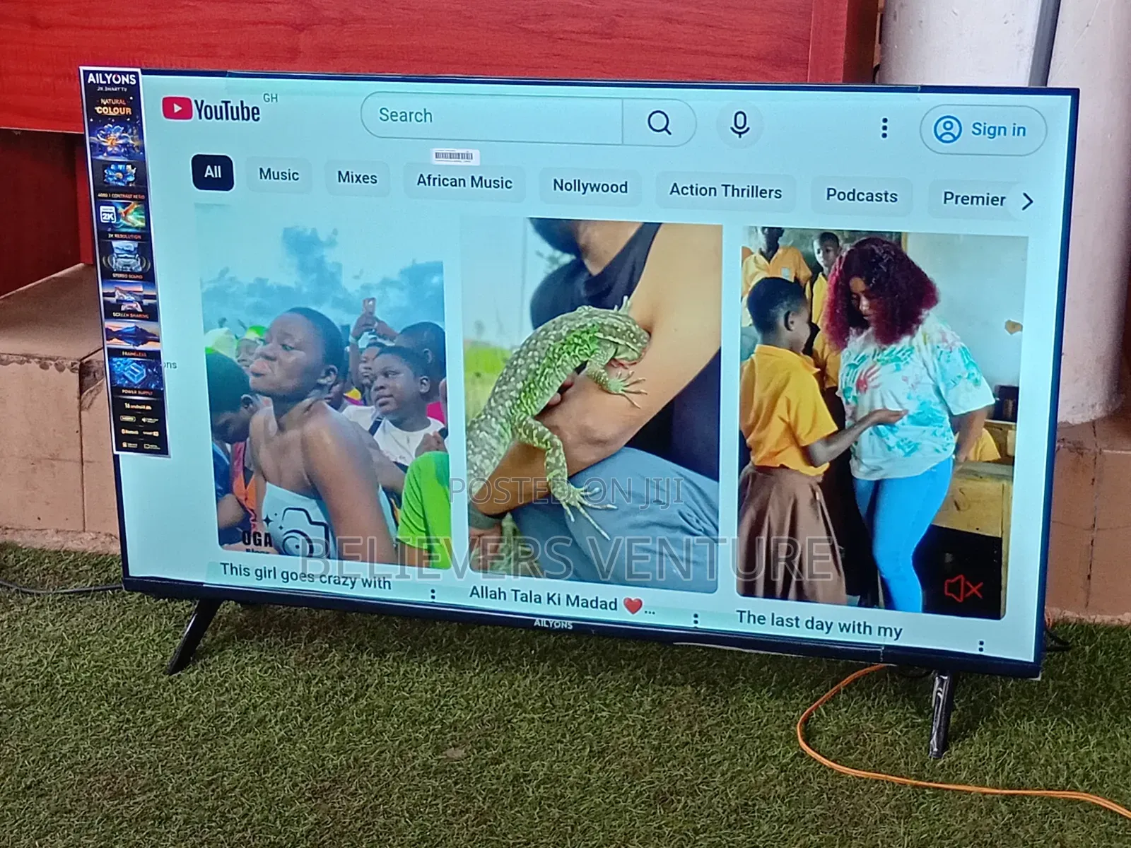 ALLYONS 43-Inch Full HD Smart Television – Entertainment Redefined