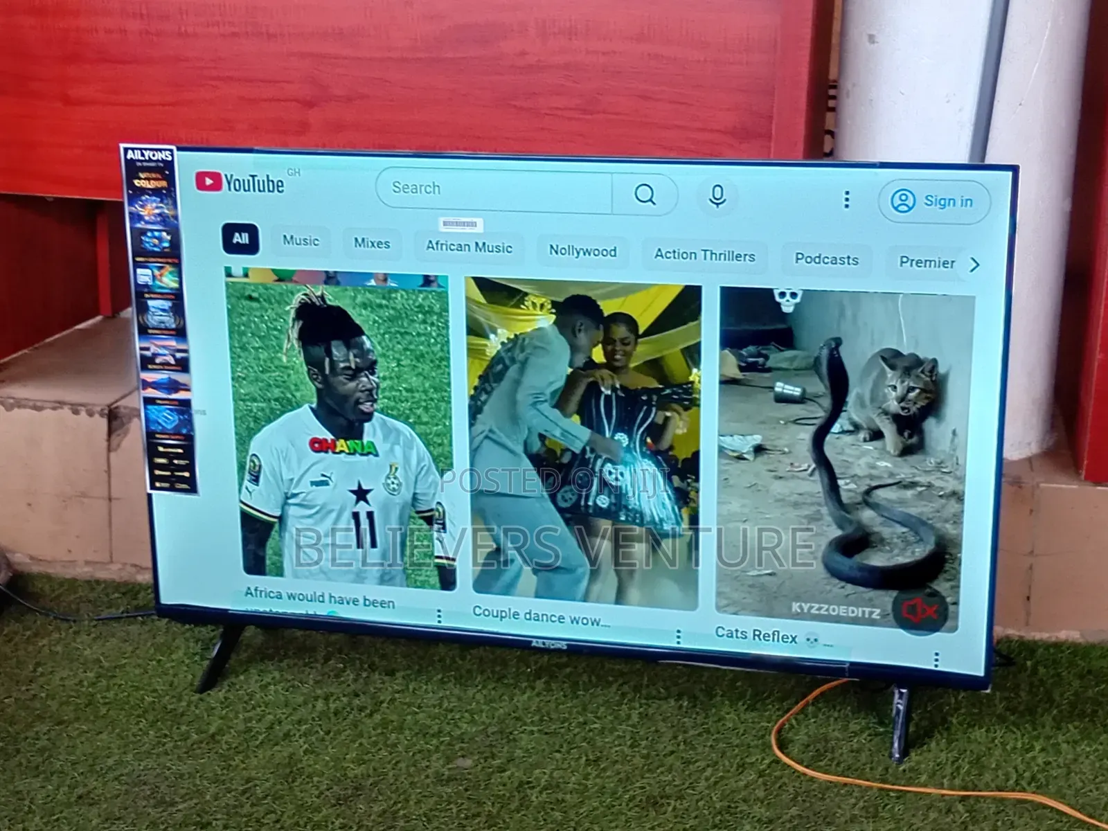 ALLYONS 43-Inch LED Smart TV – Stream Netflix YouTube