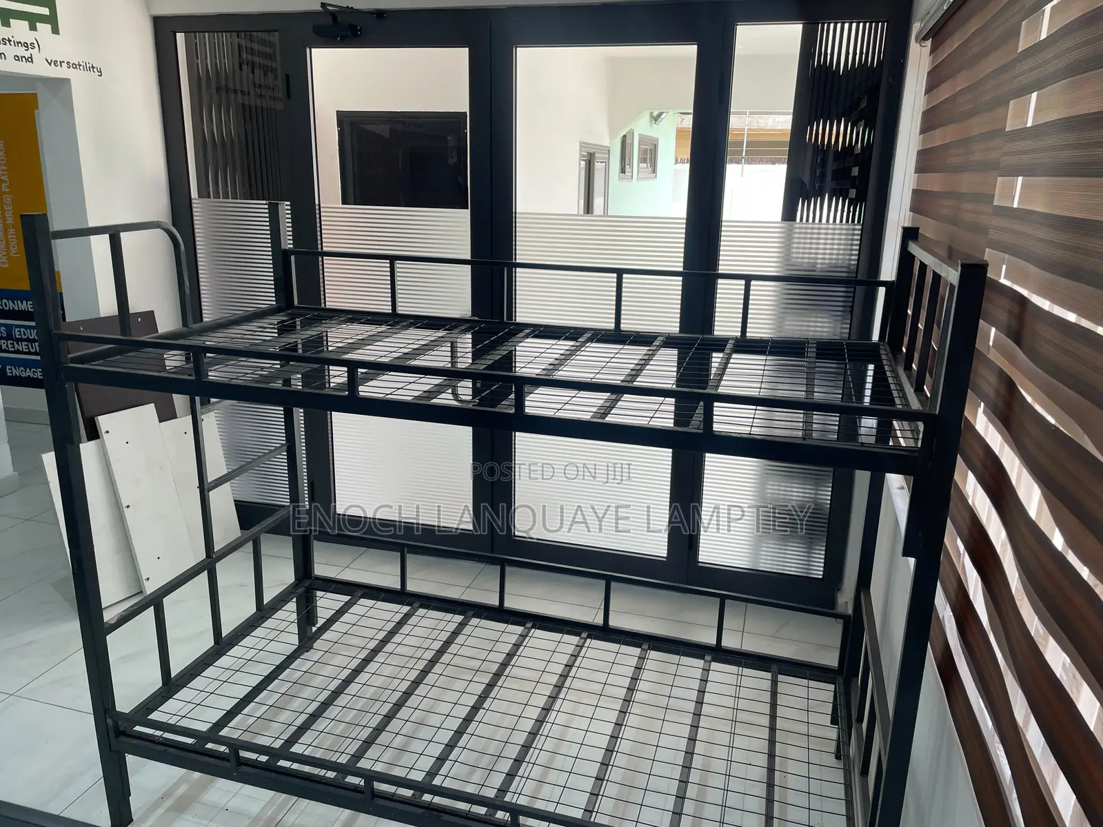Heavy-Duty Metal Bunk Bed - 2 Set
