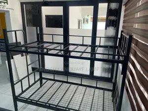 Heavy-Duty Metal Bunk Bed - 2 Set