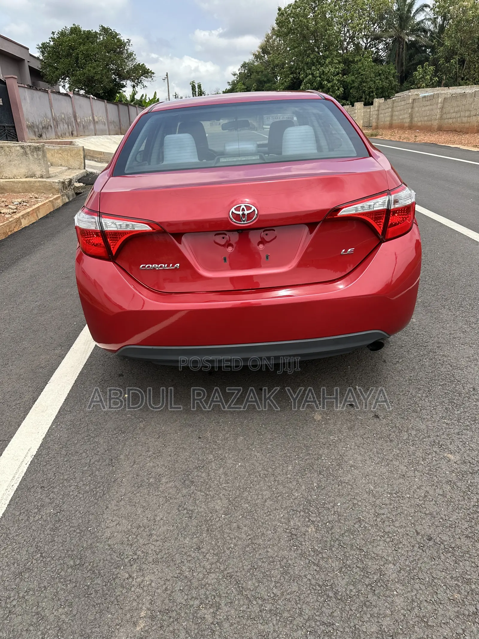 Toyota Corolla 2016 Red