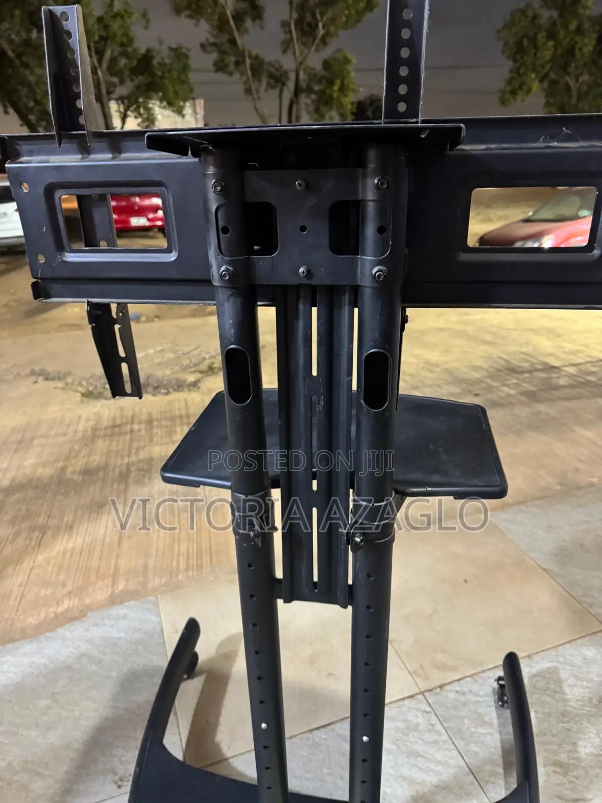 Mobile TV Cart Stand With Wheels