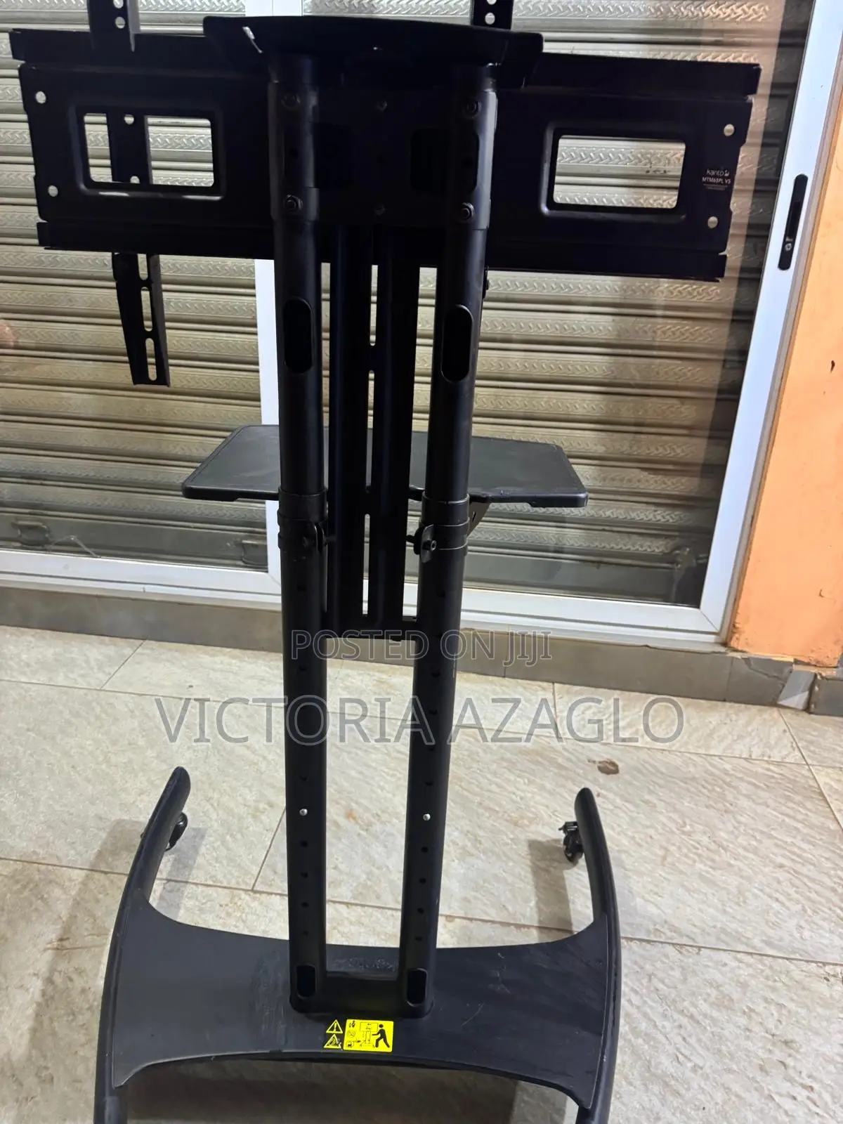 Mobile TV Cart Stand With Wheels