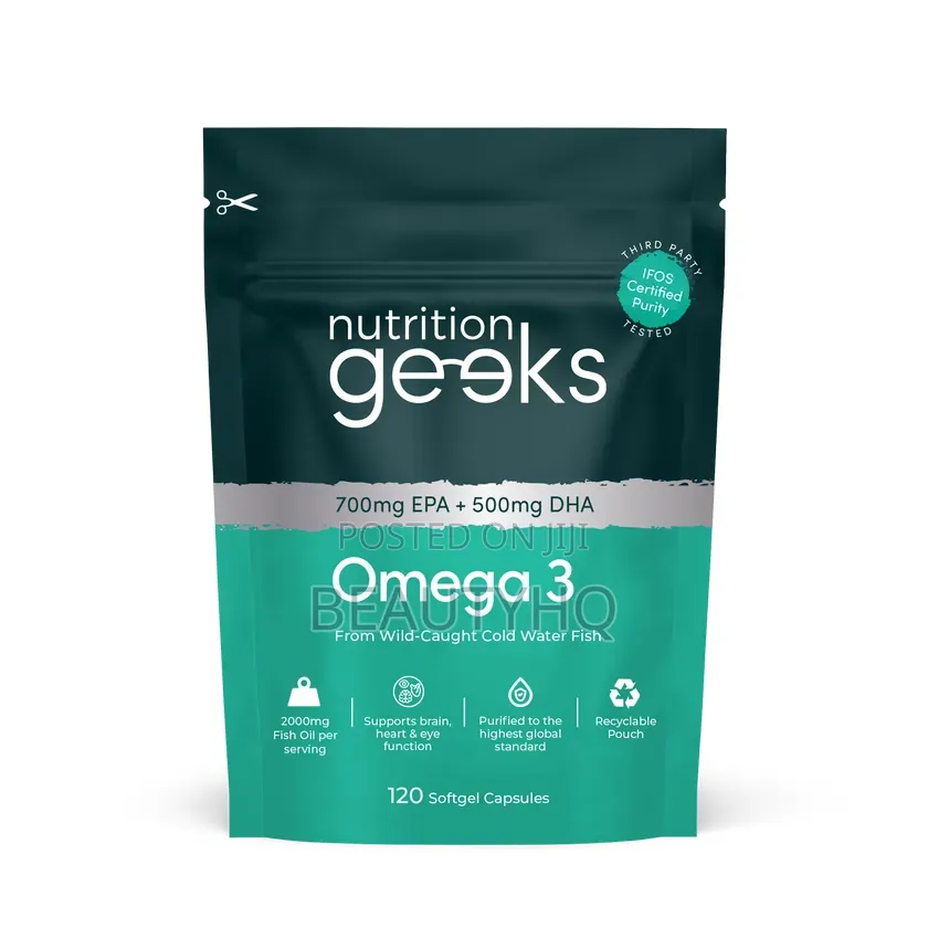 Nutrition Geeks Omega 3 Capsules