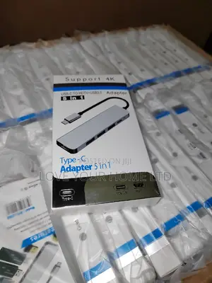 5-in-1 Type-C Hub Adapter — HDMI + 3× USB 3.0 + Type-C Port