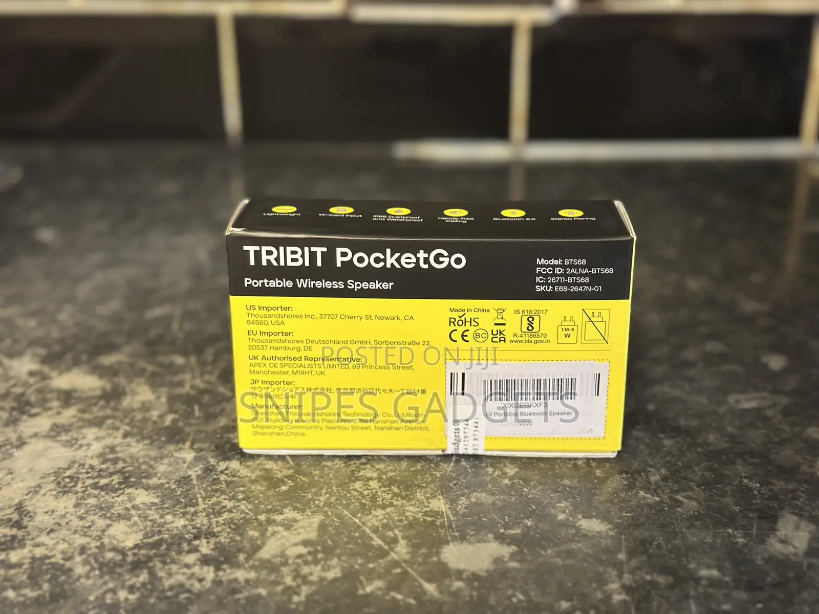 TRIBIT PocketGo Portable Bluetooth Speaker